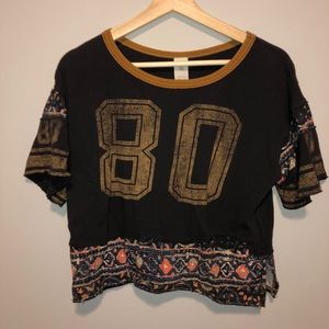 football jerseys look with floral designs,cropped